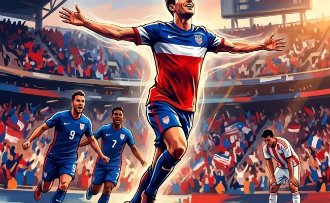 世界杯：美国4-1巴拉圭，巴洛贡双响，雷纳破门