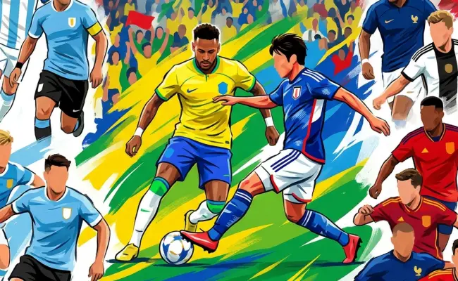 数据机构预测世界杯32强对阵：巴西vs日本、阿根廷vs乌拉圭
