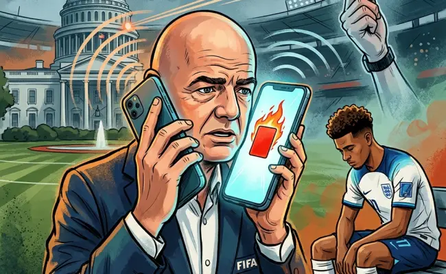 记者独家:白宫直接致电FIFA要求因凡蒂诺审查巴洛贡的红牌